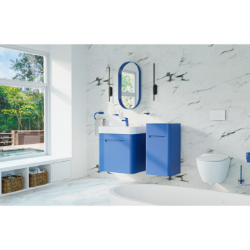 Creavit Colorit Lavabo Dolabı 60cm Ocean Tek Çekmeceli