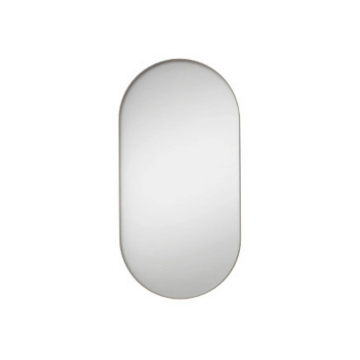 Creavit Colorit Oval Ayna - Cappuccino 30x80 cm