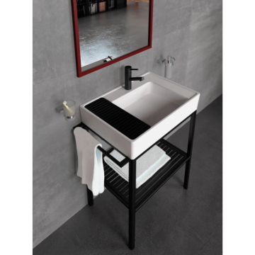 Creavit Arya Lavabo Dolabı Siyah 70cm