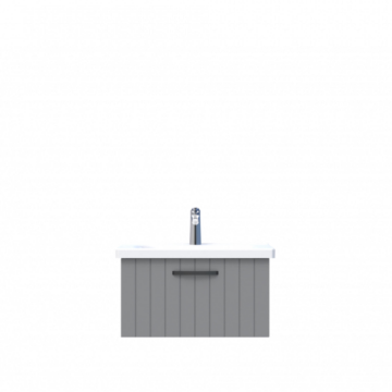 D10 Next Lavabo Dolabı Tezgah Altı 1 Çekmeceli 65 cm Gri Lake