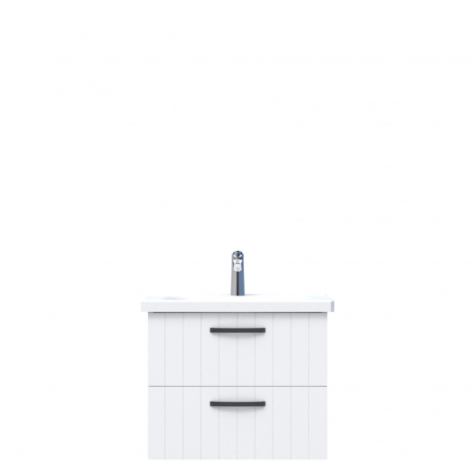 D10 Next Lavabo Dolabı Tezgah Altı 2 Çekmeceli 65 cm Beyaz Lake