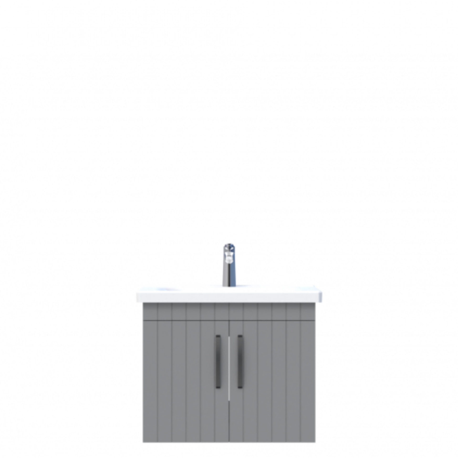 D10 Next Lavabo Dolabı Tezgah Altı Kapaklı 65 cm Gri Lake