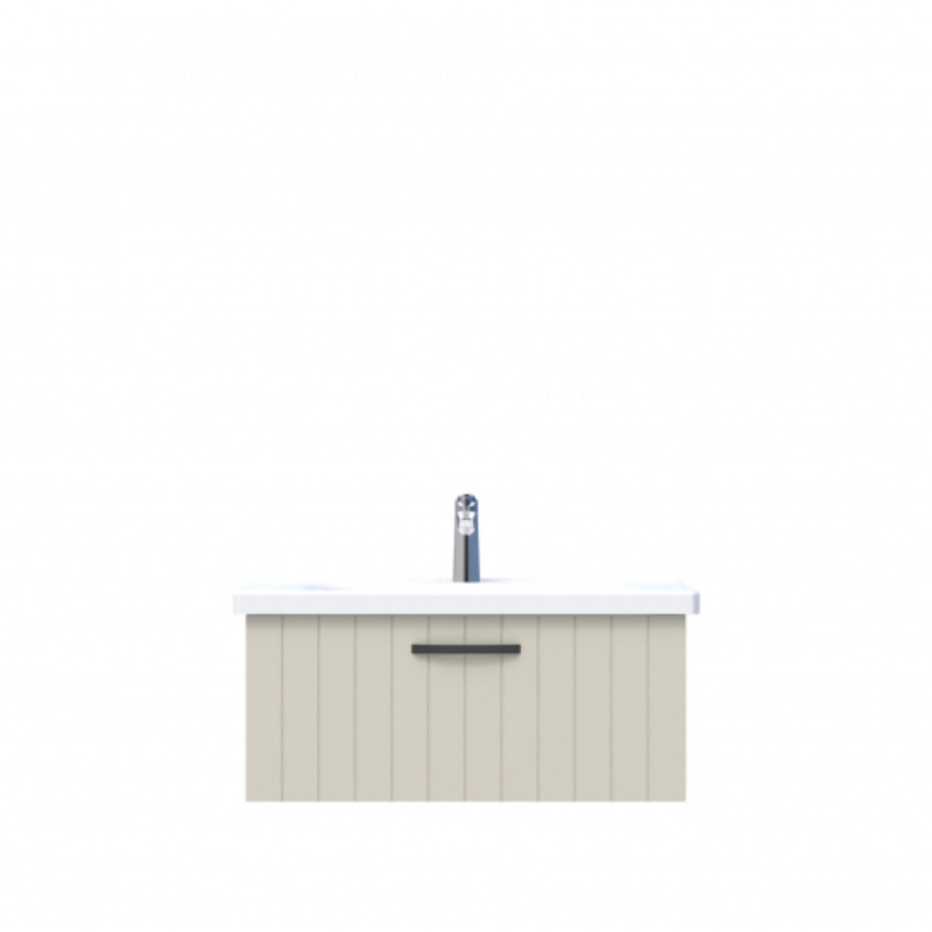 D10 Next Lavabo Dolabı Tezgah Altı 1 Çekmeceli 80 cm Dafne Lake