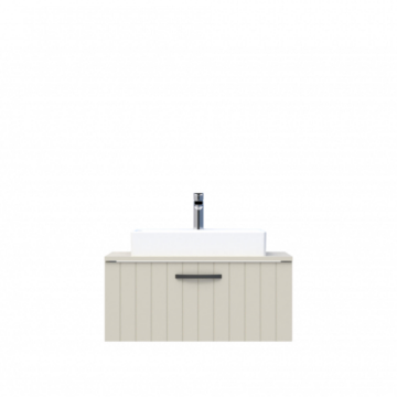 D10 Next Lavabo Dolabı Tezgah Üstü 1 Çekmeceli 80 cm Dafne Lake