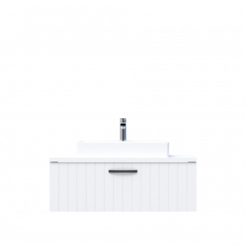 D10 Next Lavabo Dolabı Tezgah Üstü 1 Çekmeceli 100 cm Beyaz Lake
