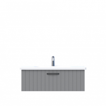 D10 Next Lavabo Dolabı Tezgah Altı 1 Çekmeceli 100 cm Gri Lake