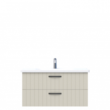 D10 Next Lavabo Dolabı Tezgah Altı 2 Çekmeceli 100 cm Dafne Lake