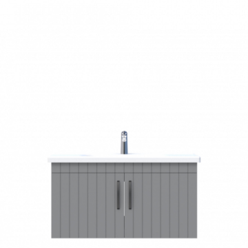 D10 Next Lavabo Dolabı Tezgah Altı Kapaklı 100 cm Gri Lake