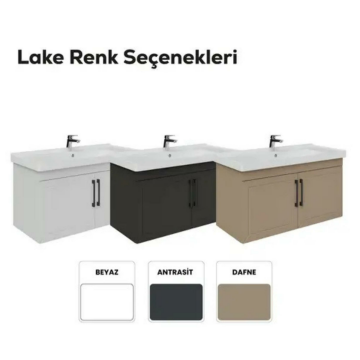 Creavit D20 Kapaklı Lavabo Dolabı Antrasit