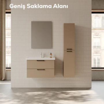 Creavit 2 Çekmeceli Lavabo Dolabı Dafne