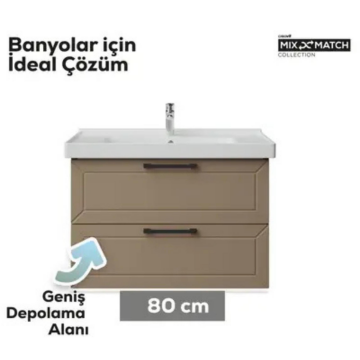 Creavit D20 2 Çekmeceli Dolabı Dafne