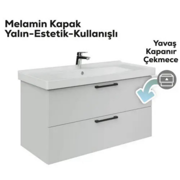 Creavit D20 2 Çekmeceli Dolabı Beyaz