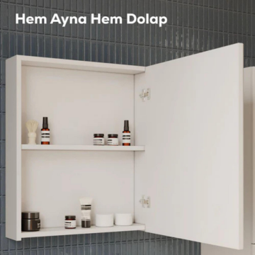 Creavit D20 Aynalı Dolap Dafne 600x700x130mm
