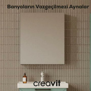 Creavit D20 Düz Ayna 65x80cm