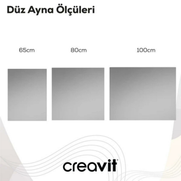 Creavit D20 Düz Ayna 65x80cm