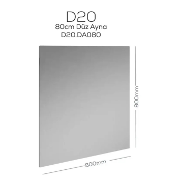 Creavit D20 Düz Ayna 80x80cm