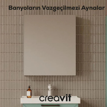 Creavit D20 Düz Ayna 80x80cm