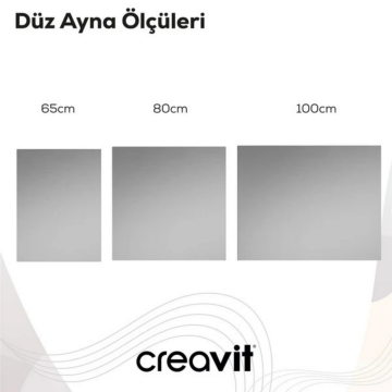 Creavit D20 Düz Ayna 100x80cm