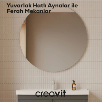 Creavit D20 Yuvarlak Ayna 80cm