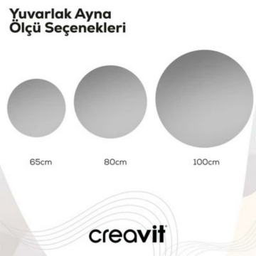 Creavit D20 Yuvarlak Ayna 100cm