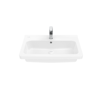 Creavit İpek Etajerli Lavabo 70 cm Beyaz