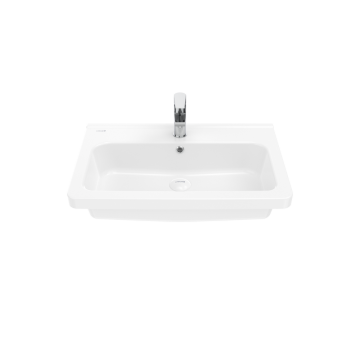 Creavit İpek Etajerli Lavabo 70 cm Extra Beyaz
