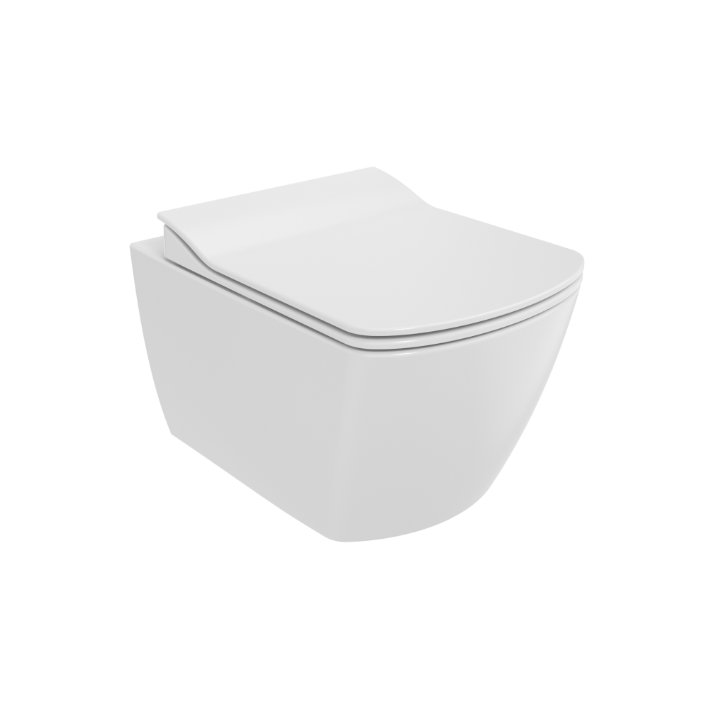 Creavit EG321 Elegant Kanalsız Asma Klozet ve Kapak Seti