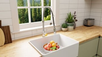 Creavit MF9910L Spiralli Mutfak Armatürü Krom