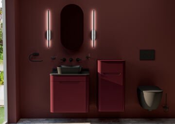 Creavit Çubuk Led Aplik 50cm Siyah