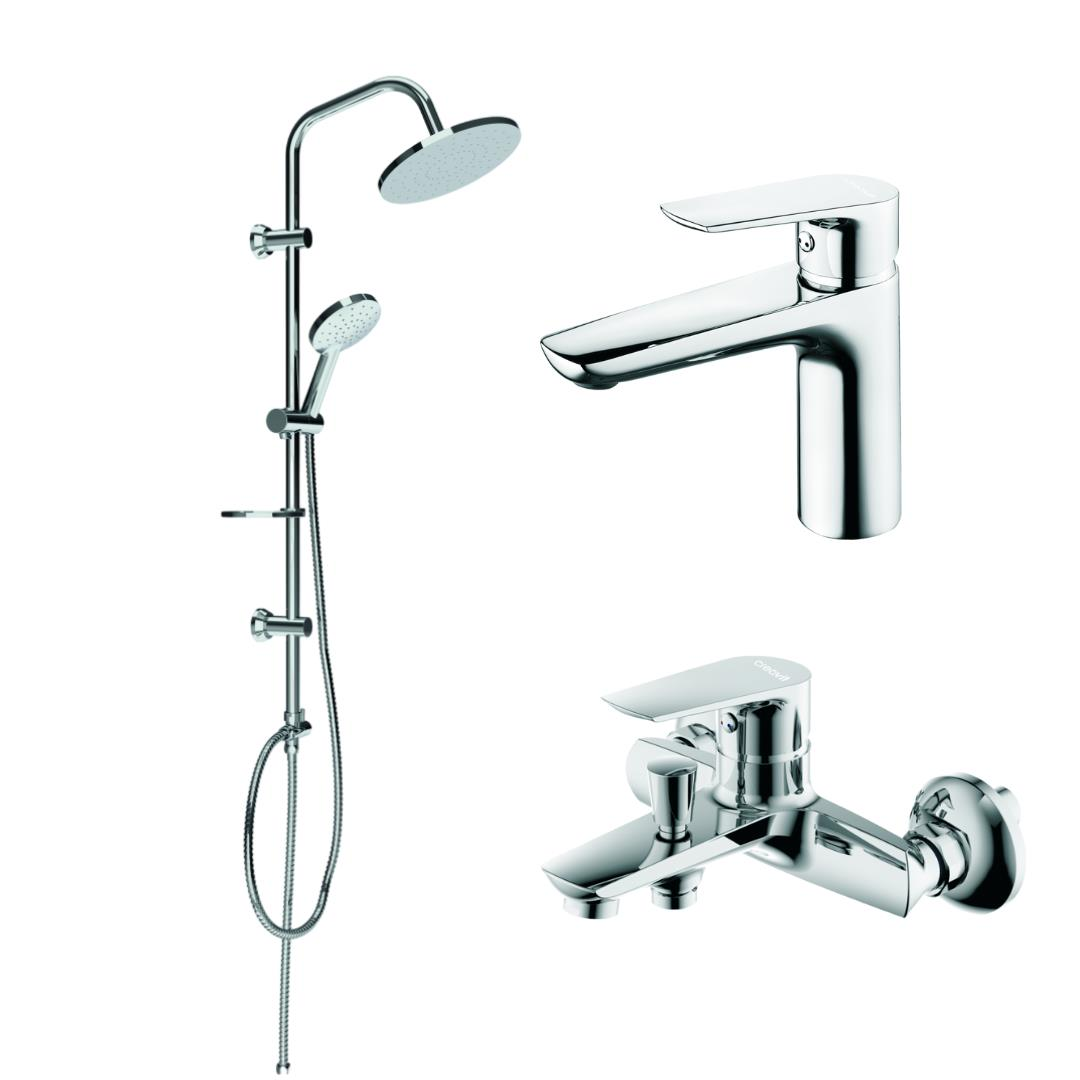Creavit Solo Banyo Batarya Seti ve Yağmurlama Duş Seti