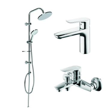 Creavit Solo Banyo Batarya Seti ve Yağmurlama Duş Seti