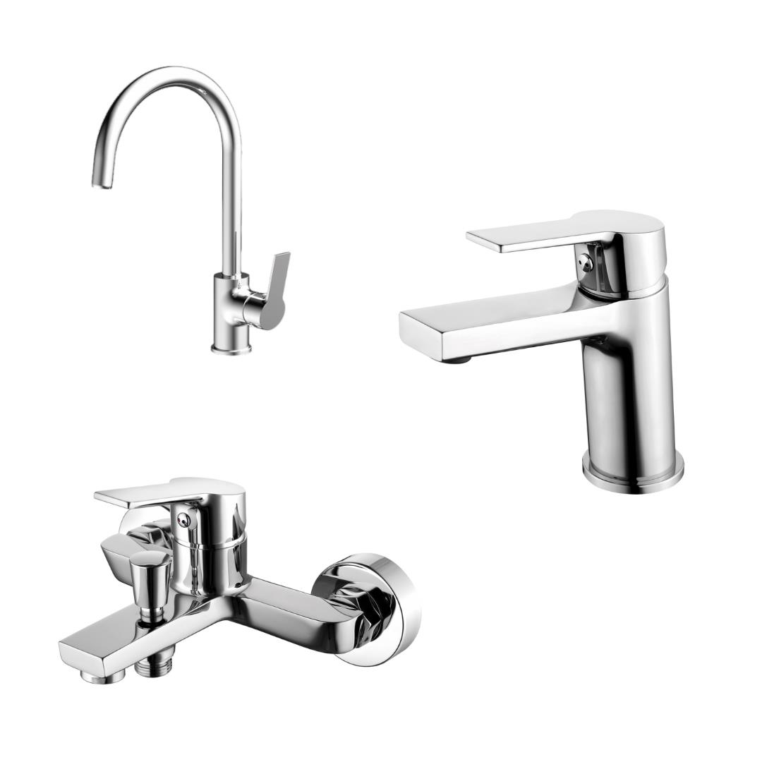 Creavit Luna Lavabo Banyo ve Mutfak Batarya Seti