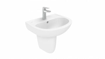 Creavit TP150 Oval Lavabo 50 cm - Beyaz