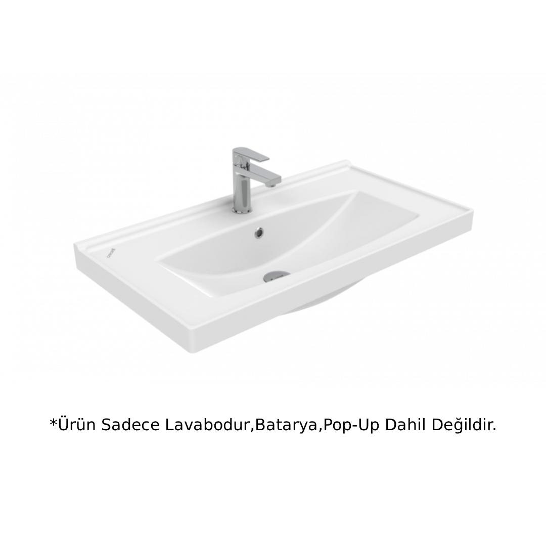 Creavit TF185 Sera Etajerli Lavabo Beyaz 85cm