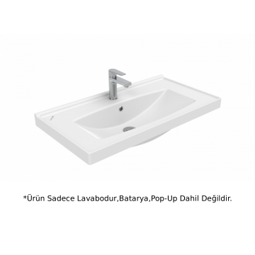 Creavit TF185 Sera Etajerli Lavabo Beyaz 85cm