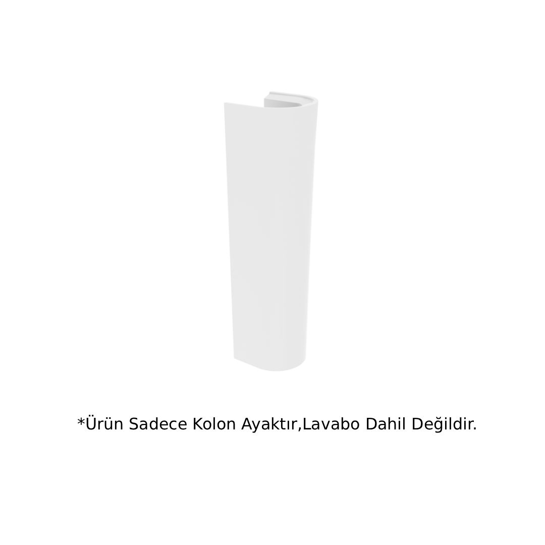 Creavit SL250 Selin Lavabo Kolon Ayak Beyaz