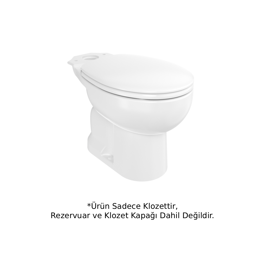Creavit SD300 Sedef Alttan Çıkışlı Klozet Beyaz