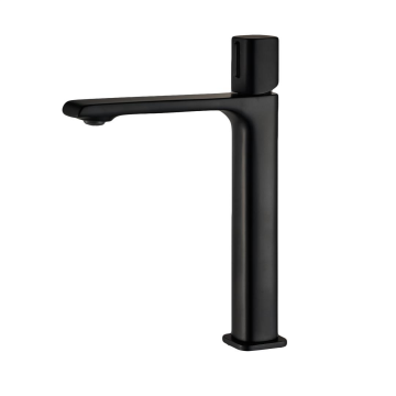 Creavit AL6500S Alfa Uzun Lavabo Bataryası - Mat Siyah