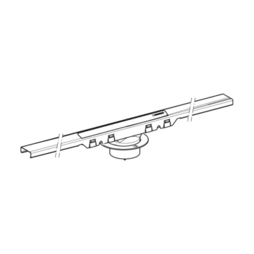 Geberit CleanLine50 Duş Kanalı 90cm - Siyah Krom