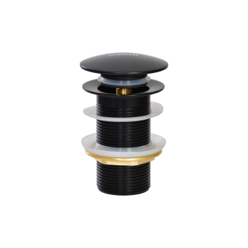 Creavit SF030.KKR Lavabo Sifon Başlığı Pop-up Taşmasız - Kömür Karası