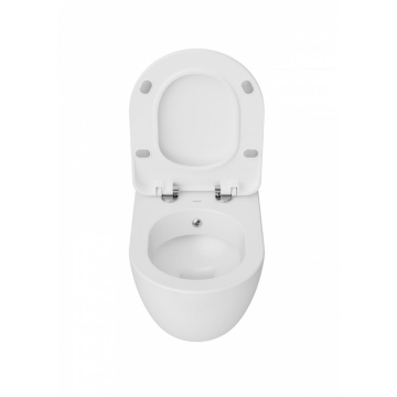 Creavit FE320 Free Kanallı Asma Klozet ve Yavaş Kapanan Klozet Kapağı - Beyaz