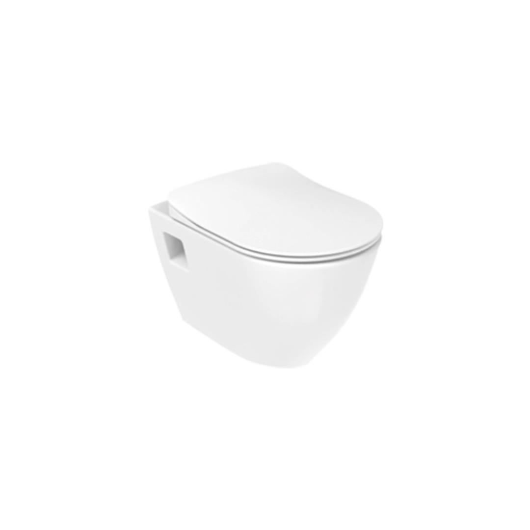 Creavit TP325 Terra Kanallı Asma Klozet ve Amasra Ultima Duroplast Klozet Kapağı