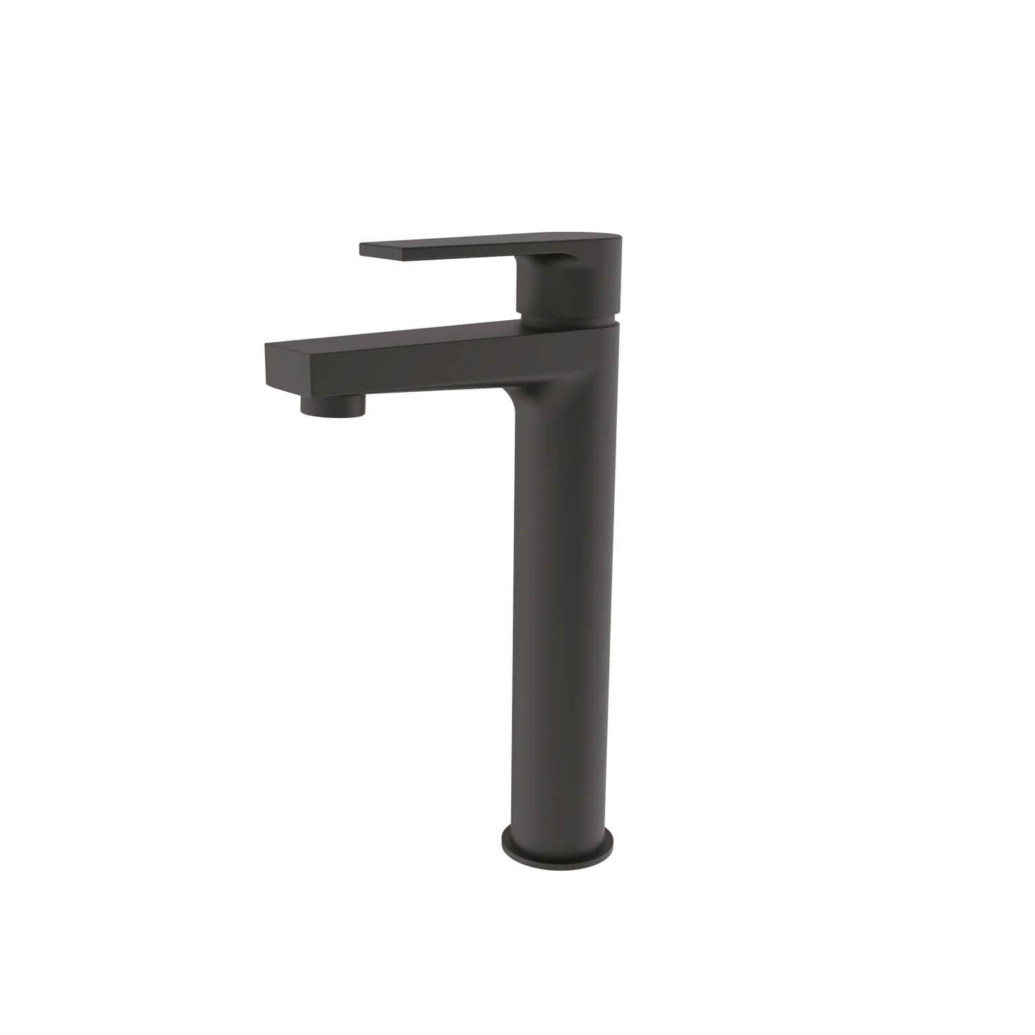 Creavit SR6500S Sharp Uzun Lavabo Bataryası - Mat Siyah
