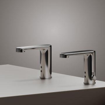 Creavit ES2410 Çift Su Girişli Fotoselli Lavabo Bataryası - Krom