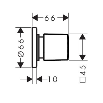 Hansgrohe Metris E Ankastre Stop Valf ve İç Seti - 31677000-15974180
