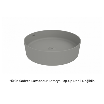 Creavit LP145 LOOP Masa Üstü Çanak Lavabo Cool Grey 45cm