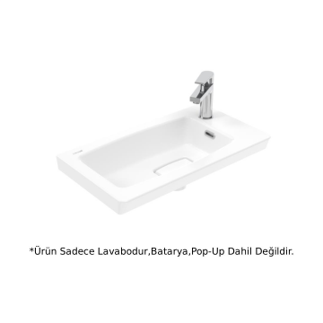 Creavit MY060 Memory Etajerli Lavabo 60 cm - Beyaz