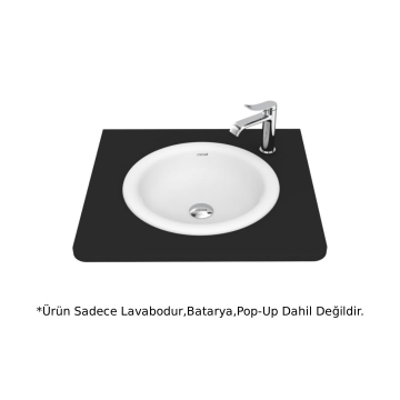 Creavit BO045 Bolla Gömme Tezgah Üstü Lavabo 45cm - Beyaz