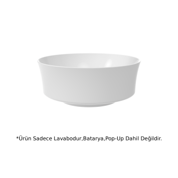 Creavit FI140 Fiore Tezgah Üstü Lavabo 40cm - Beyaz
