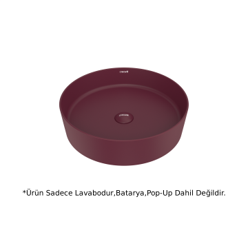 Creavit LP145 LOOP Masa Üstü Çanak Lavabo Berry 45cm